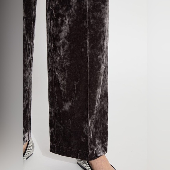 Lysse Shay Crushed Velvet Suit Pant Gray Ash Size XS - Picture 3 of 16